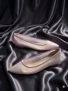 Charter Club Women's Sparkling Blush Flats